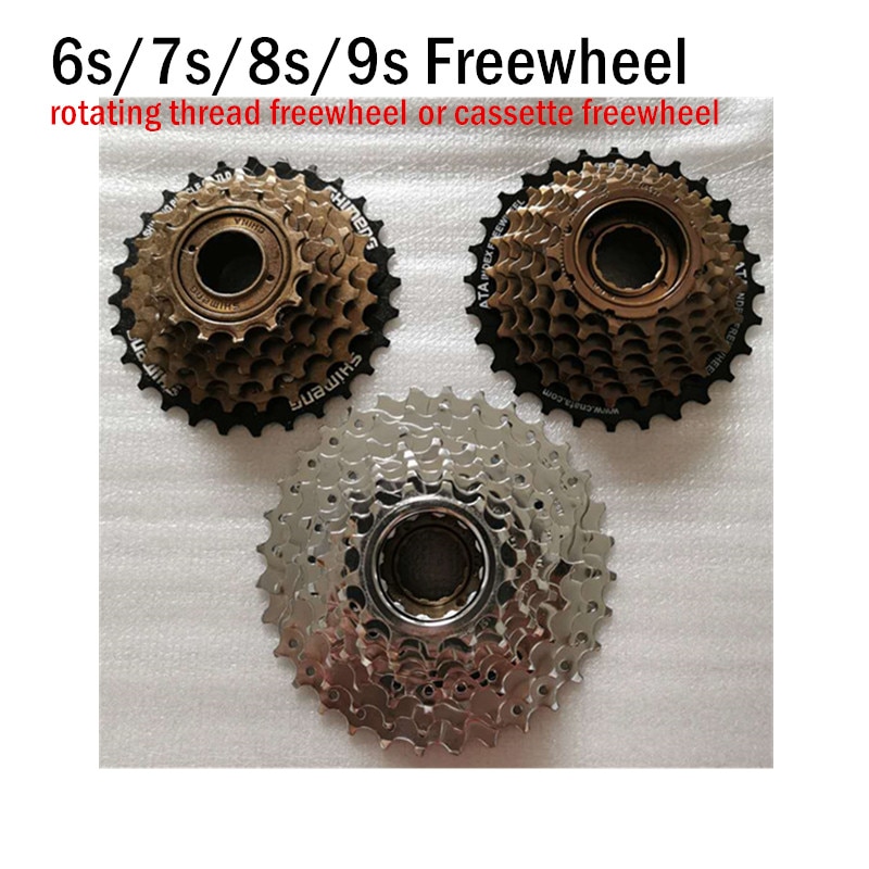 Vtt 6/7/8/9 vitesse rotation filetage roue libre/Cassette roue libre pour vélo de montagne e-bike Conversion Kit de roue arrière