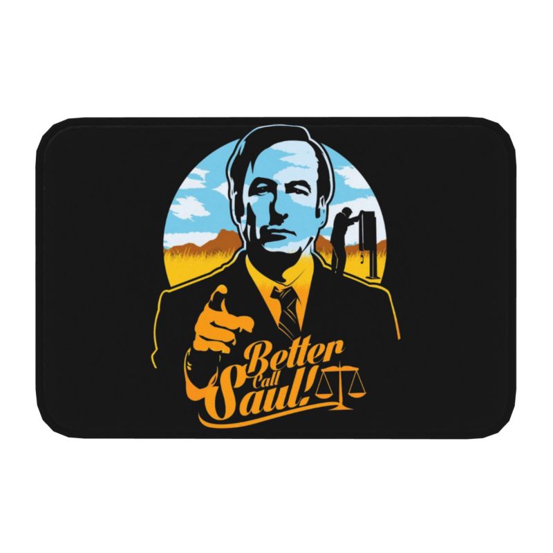 Breaking Bad Los Pollos Hermanos Front Door Mat Anti-Slip Outdoor Quick Dry The Chicken Brothers Doormat Entrance Rug Carpet: plum