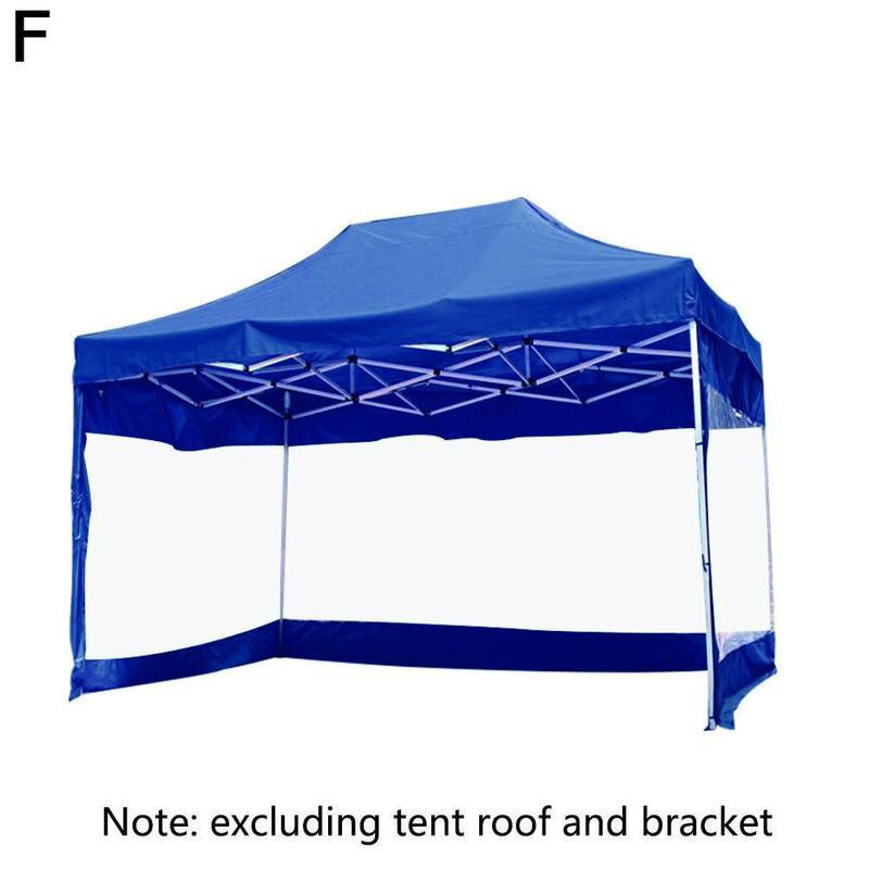 Four-corner Tent Cloth Outdoor Foldable Rainproof Shade Tent Cloth Sunshelter Outdoor Transparent Top Tent Waterproof Cloth O0J6: F
