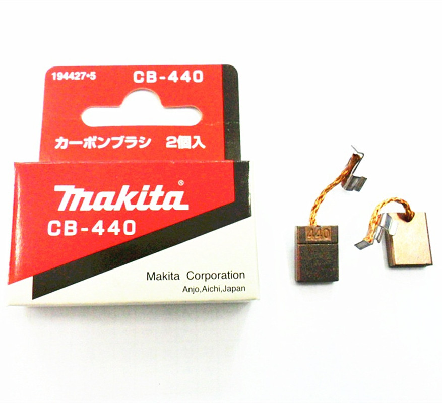 1 Paar Original Makita Kohlebürsten für Elektromotoren CB440 194427 -5 3x10x13,5mm