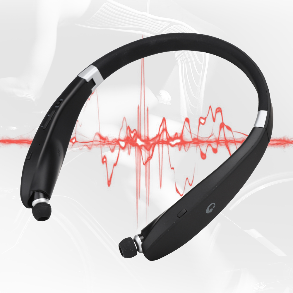 Oortelefoon SX-991 Opvouwbare nekhangende telescopische headset Draadloze Bluetooth-oortelefoon Hoofdtelefoon Draadloze Bluetooth-oortelefoon