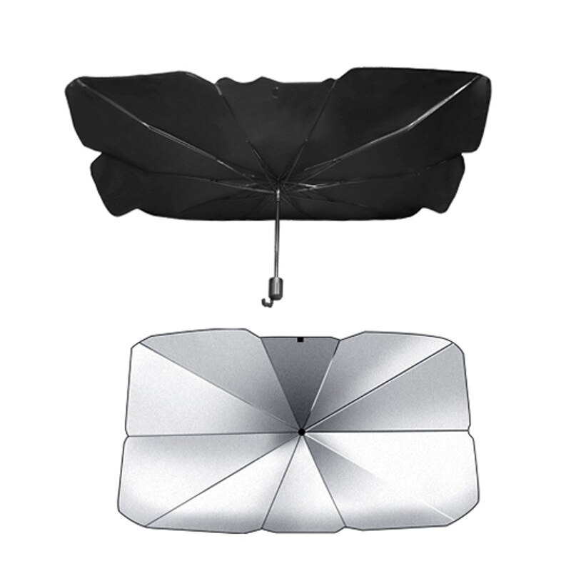 Parasol plegable para parabrisas delantero de coche, sombrilla con aislamiento térmico, accesorios para coche