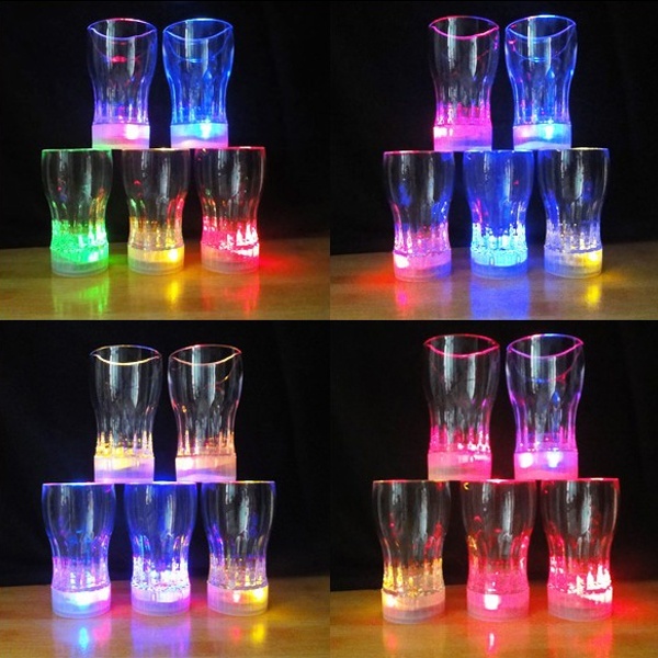 Colorful LED Beer Cup Flash Lights Drink Glass Bar... – Grandado
