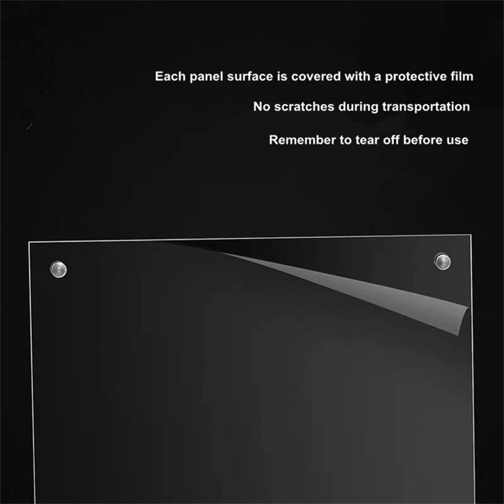 A4 Magnetic Acrylic Sign Holder Display Stand - 8.5 X 11 Inches Ad Frames Table Plastic Brochure Menu Holder