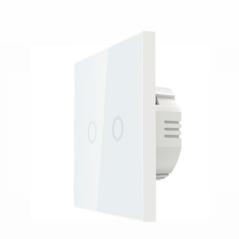 Z-wave Plus Wall Light Switch 2CH Gang Home Automation Z Wave Wireless Smart Remote Control Light Switch NAS-SC02ZE