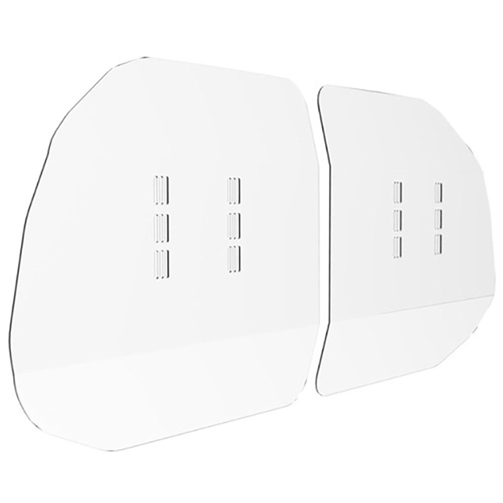 2Pcs Acrylic Car Protective Shield Completely Wrap Transparent Automotive Isolation Film Cover Splash Prevention Partition Board