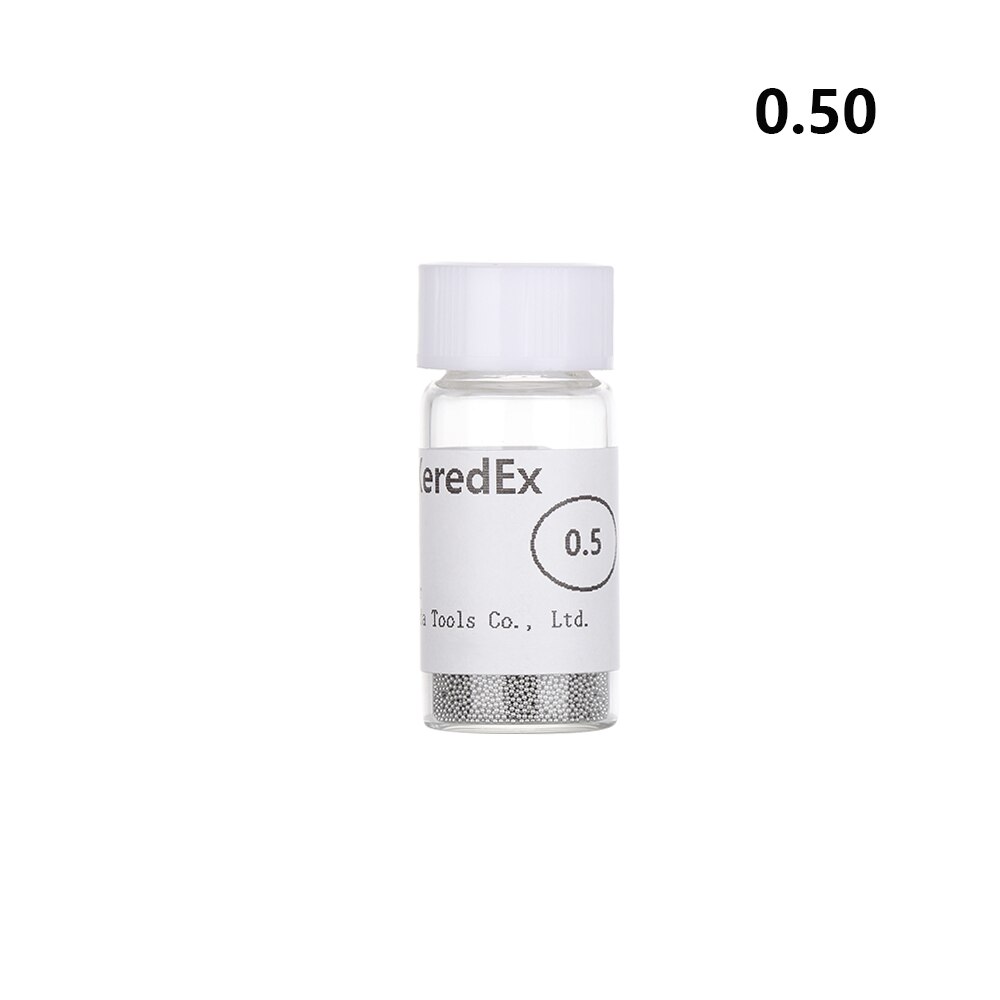 1Bottle BGA Reballing Balls(0.2 0.25 0.3 0.35 0.4 0.45 0.5 0.55 0.6 0.65 0.76 )BGA Solder Ball leaded For BGA Rework Repair Tool: 0.5mm