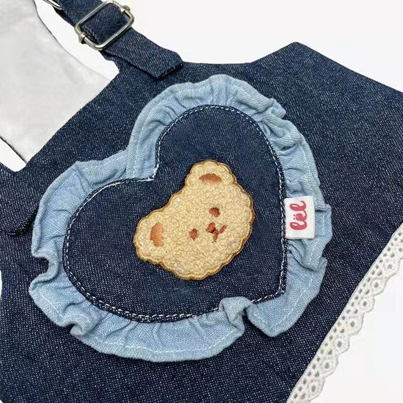 Pet Kleding Leuke Denim Bretels Hond Vest Zomer Hond Kleren Teddybeer Kleine Hond Kat Rok Puppy Chihuahua Yorkshire Hond hoed