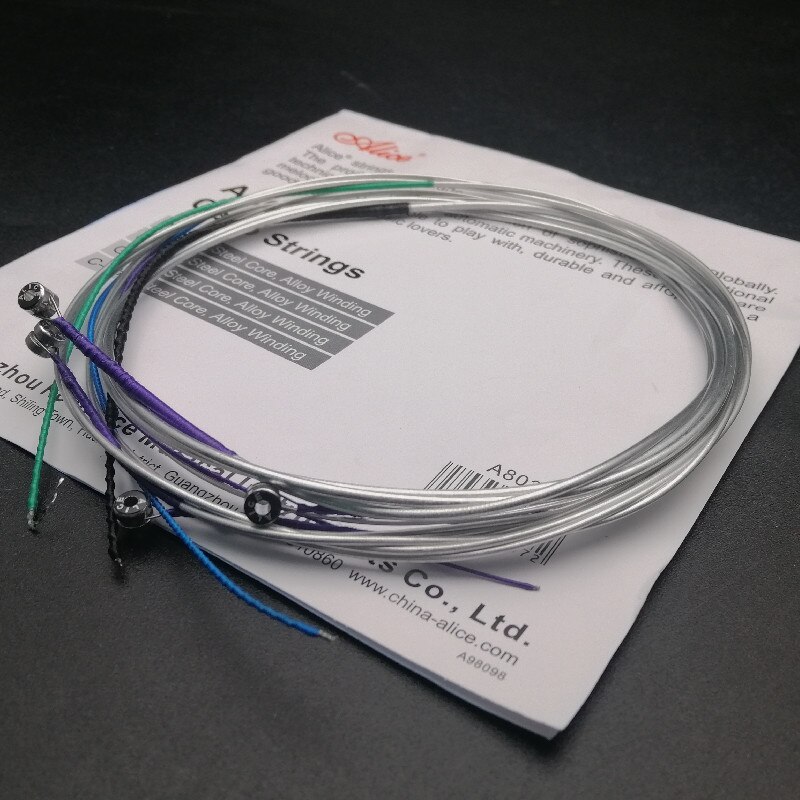 Alice A803 Cello Strings Steel Core Nickel Silver Wound 1st-4th Strings Music Accessory