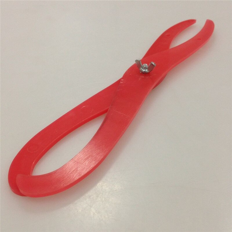 6" Length Bent-leg Plastic Caliper Clay Sculpture Ceramic Measuring Pottery Tools Red