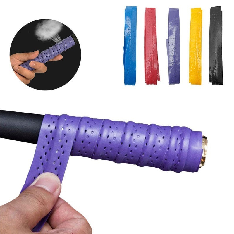 6 Kleuren Anti-Slip Absorberen Zweet Racket Tape Handvat Grip Voor Tennis Badminton Squash Band