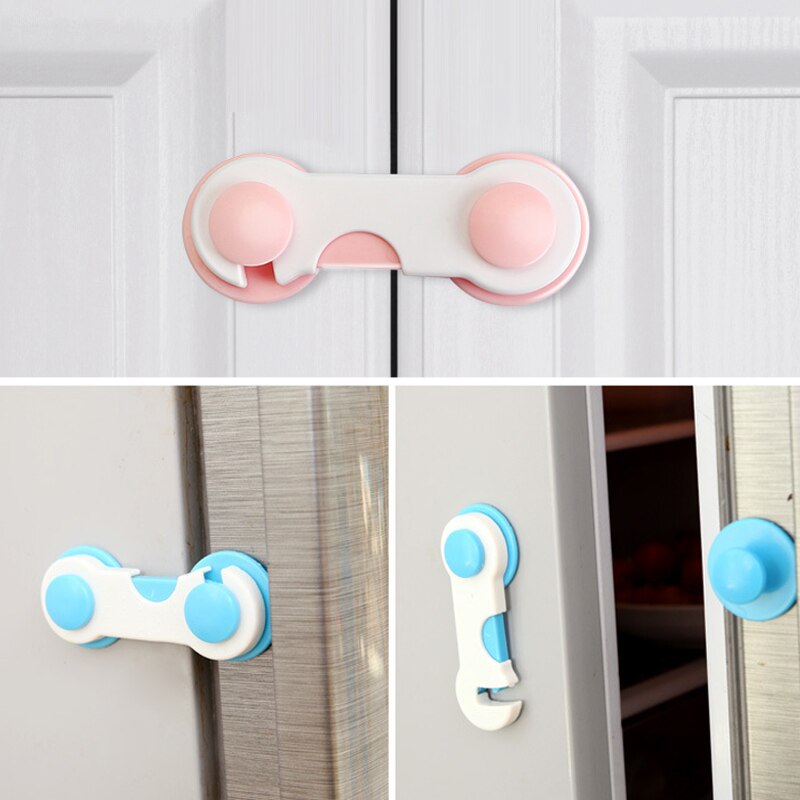 Child Safety Cabinet Lock Baby Proof Security Protector Drawer Door Cabinet Lock Plastic Protection Kids Safety Door Lock