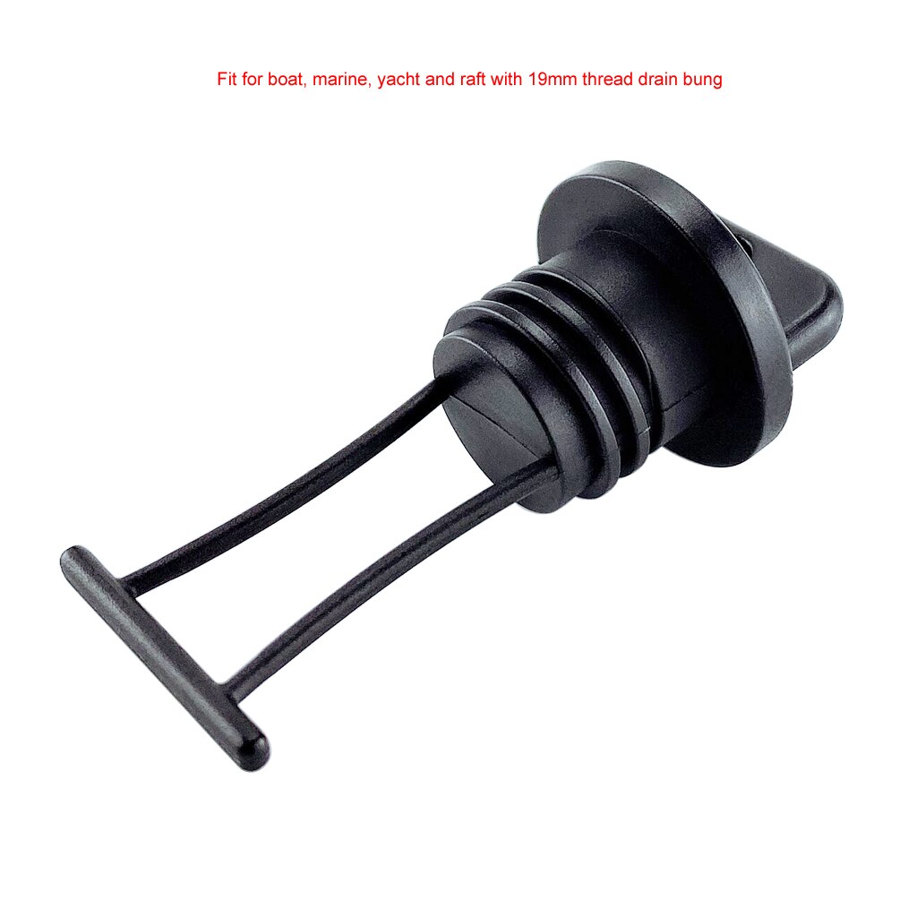 4X Universal 19mm Standard Size Coarse Thread ABS Boat Marine Yacht Raft Drain Hole Bung Plug Plugs Canoe Replacement Accessorie