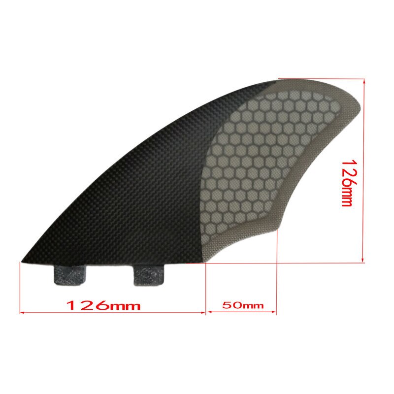 Kielflosse fcs twin-fin-set surfen carbonfaser surfbrettflossen  fk 2 stück pro set carbon fiberglas, waben-surfbrett