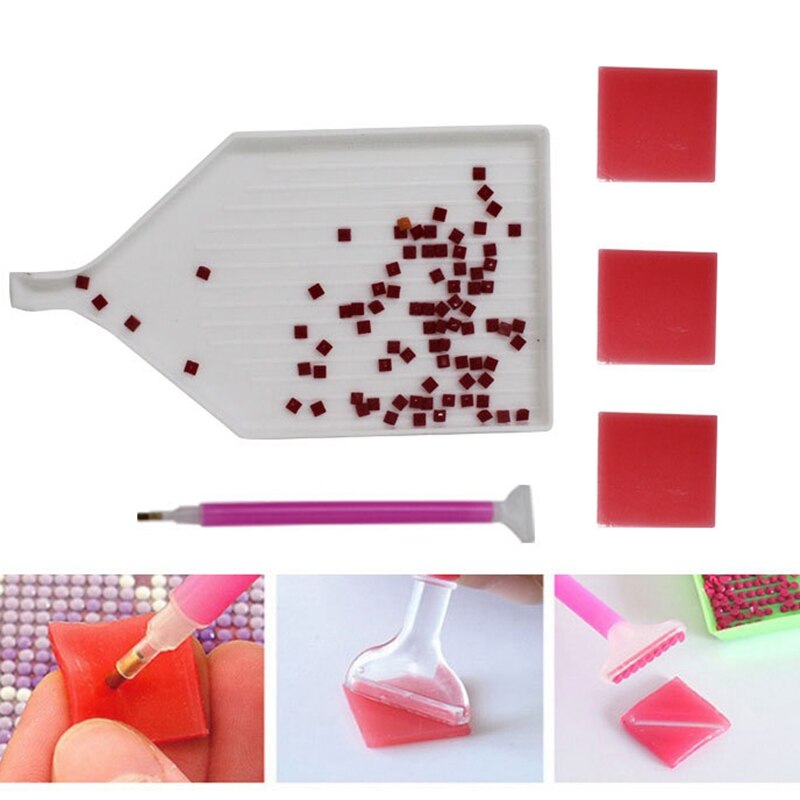 20Pcs 5D Diamonds Painting Tools and Accessories Kits with Diamond Painting Roller and Diamond Embroidery Box