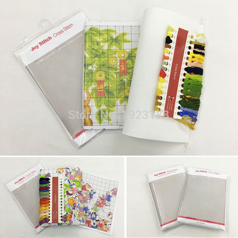 Glädje söndag naturstil vinterkväll korsstygn julstrumpa kit nålspetsdesigner för gör-det-själv-korsdekor
