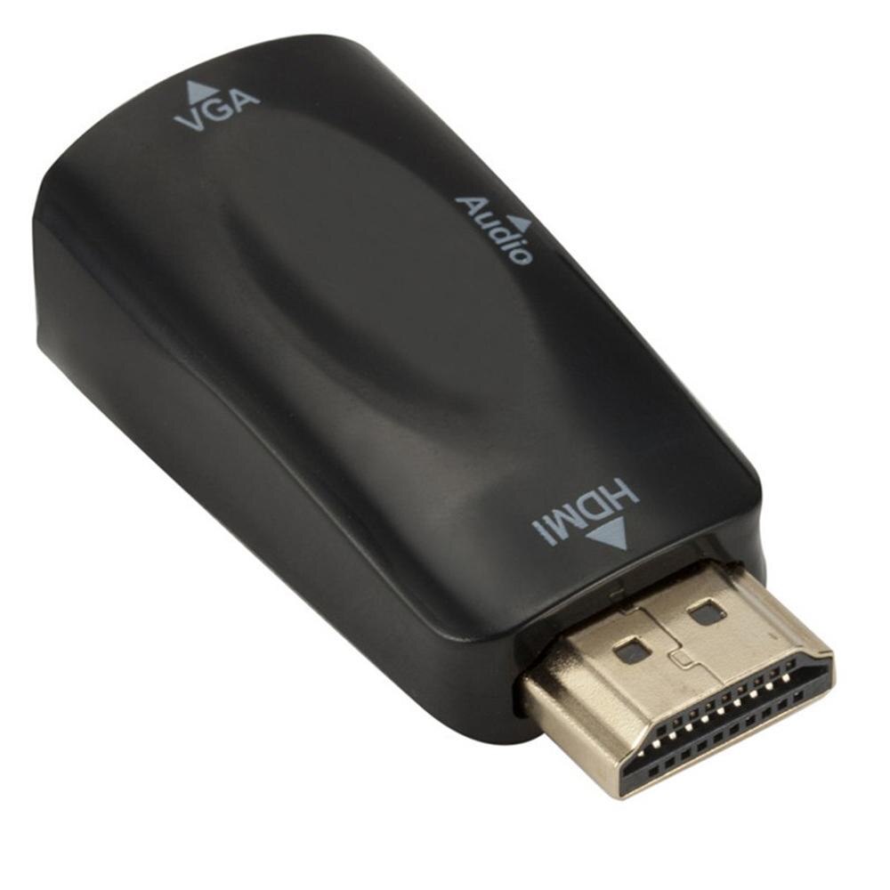 Hdmi naar vga-adapter hdmi revolution powered by hdmi voor pc, laptop, dvd  ps3, xbo 360 en ander high-definition apparaat met vga-monitor