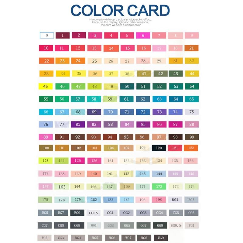 TouchFIVE Dual Tips Art Sketch Twin Marker Pens 36 48 72 80 168 Colors Alcohol Based Ink Art Markers for Student and