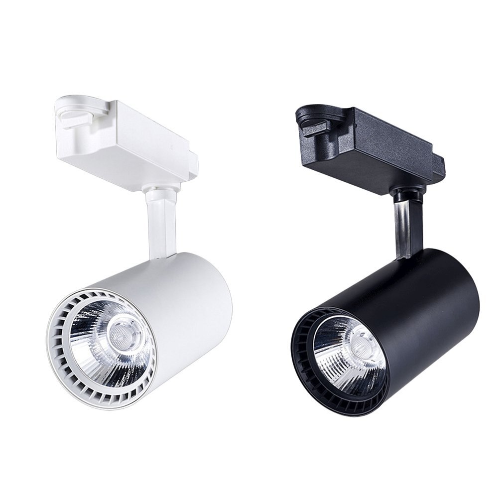 Icoco 10w cob led sporlys klesbutikk taklampe åpen montert skinnespottlys super lyst justerbar vinkel ned lampe