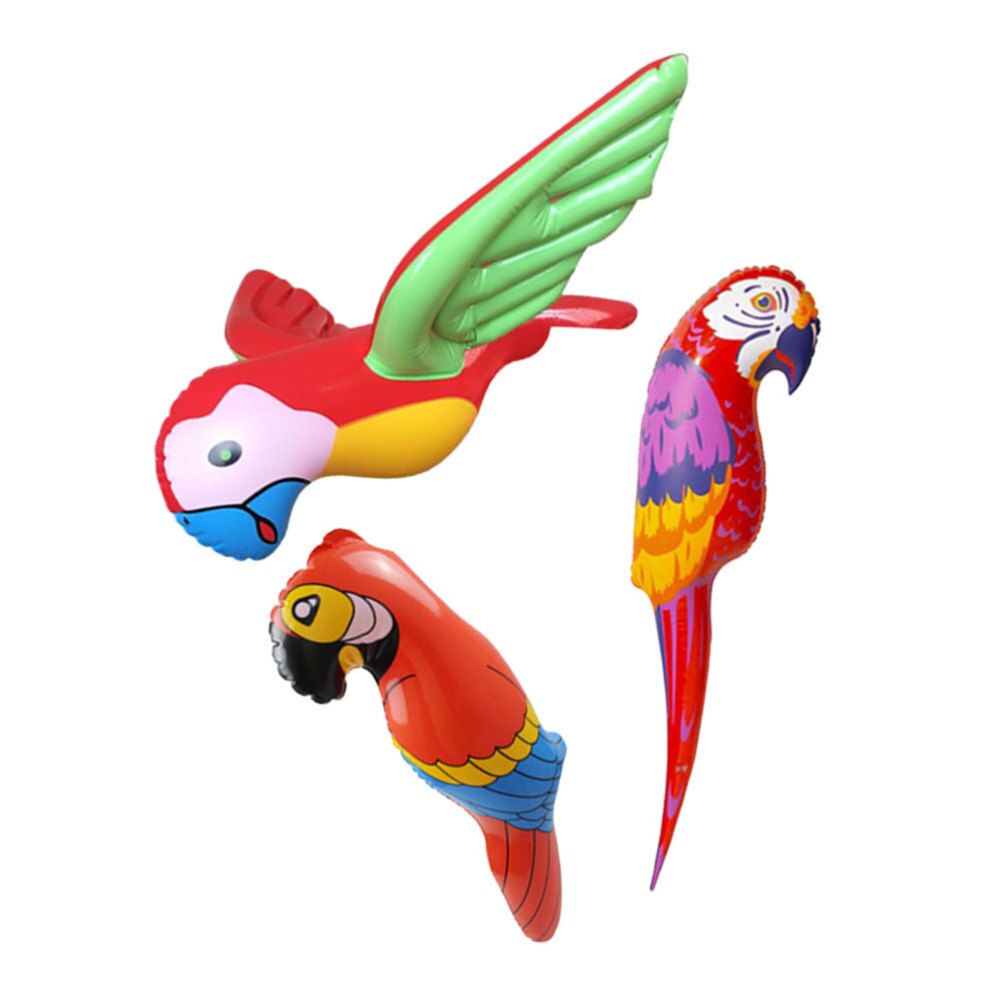3 Pcs Opblaasbare Papegaai Ballon Opblaasbare Vogel Decoratie Kinderen Speelgoed Feestartikelen