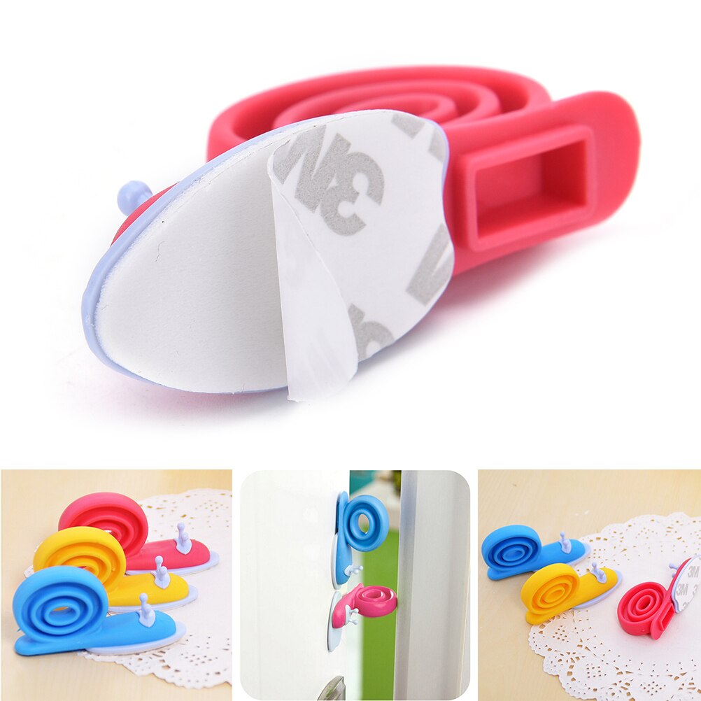 Leuke Kawaii Eva Plastic Baby Veiligheid Deur Stopper Protector Kinderen Kid Safe Slak Vorm Deur Stopt Baby Care Willekeurige Kleur