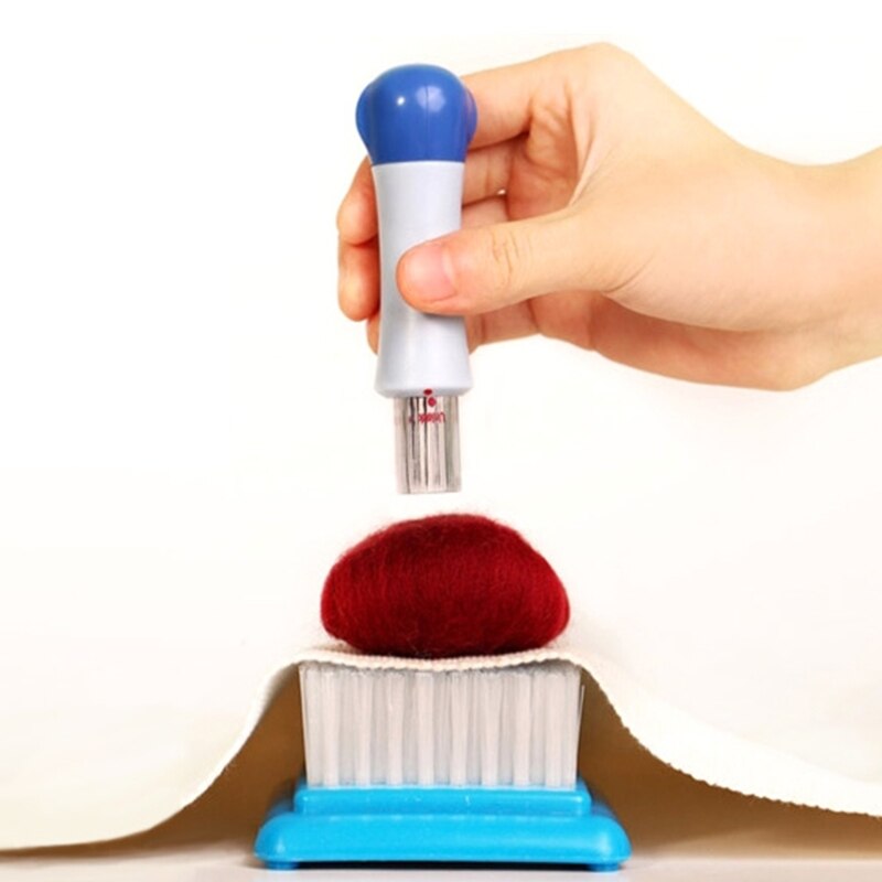 Felting Needle Kit with 7 Needles Felting Stitch Punch Tool Wool Felt Needle Gadget Felting Starter Kit for DIY Sewing