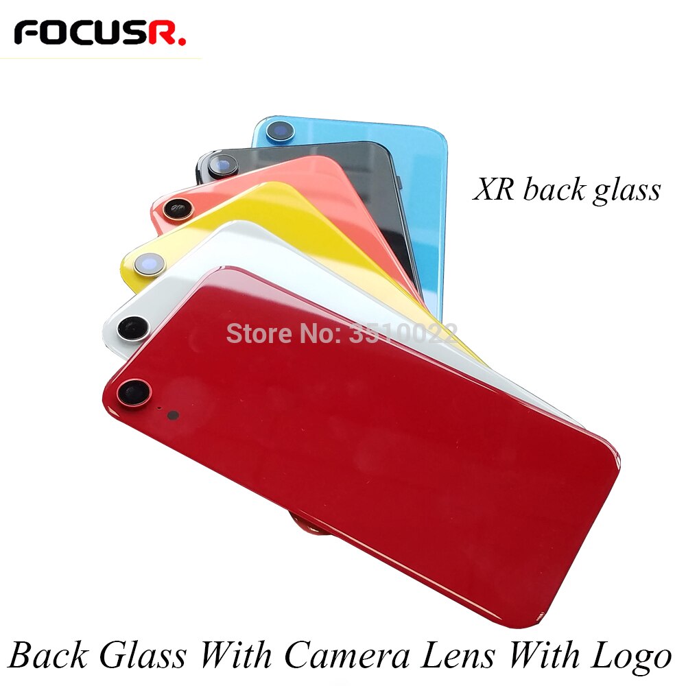 Back Glass Replacement Battery Cover With Camera Lens Back Housing Glass Cover For XR Mobile Phone Housings & Frames