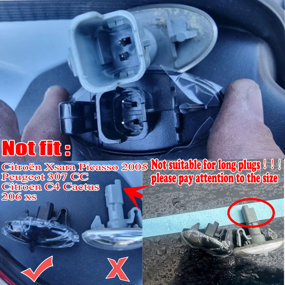 2 stuks voor Toyota Aygo Fiat Scudo dynamische led-richtingaanwijzer zijmarkeringslichten sequentiële knipperlichten
