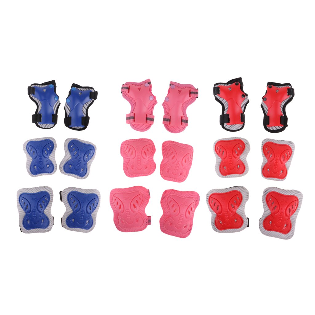 Kids Protective Gear Set, Elbow Knee Wrist Pads Outdoor Sports Safety Protect for Biking Skateboarding