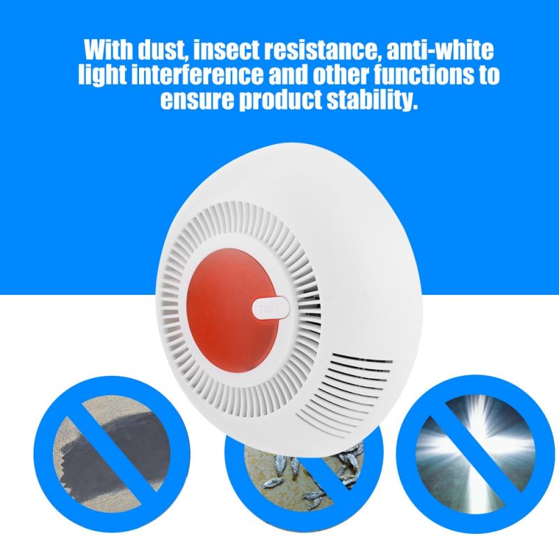 Independent Fire/Smoke Sensor Smoke Detector Smart Alarm Sensor For Home Safety Security