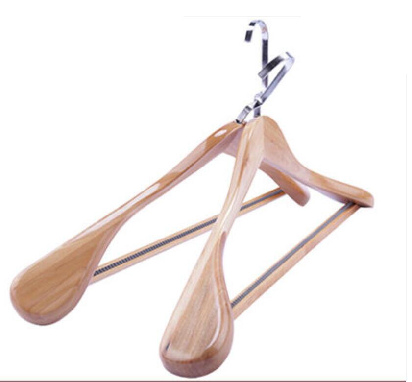 4 teile/los 40/44/45 cm männer und frauen massivholz breite-schulter kleidung Gestell kleidung speicher anzug Gestell ohne Sporn Anti-Schleudern: 44cm