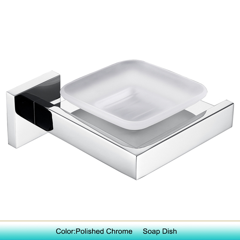 Accesorios de WC cromados pulidos, soporte de papel higiénico, gancho de pared, toallero, colgador de batas, juego de accesorios de baño de acero inoxidable: Lavanda