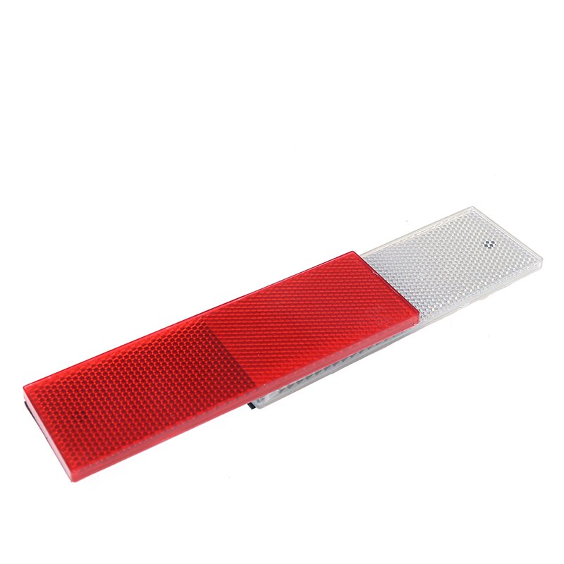 1Stck verrotten Weiß Auto Lkw Warnung Reflektierende Sicherheit Platte/Band Reflektor Aufkleber 14,5*4,5 cm