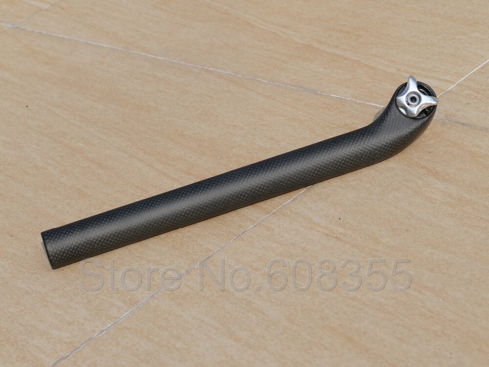Carbon mtb racefiets zadelpen 31.6mm 27.2mm 350mm 400mm - 3k /  ud carbon mat glanzend zadelpen