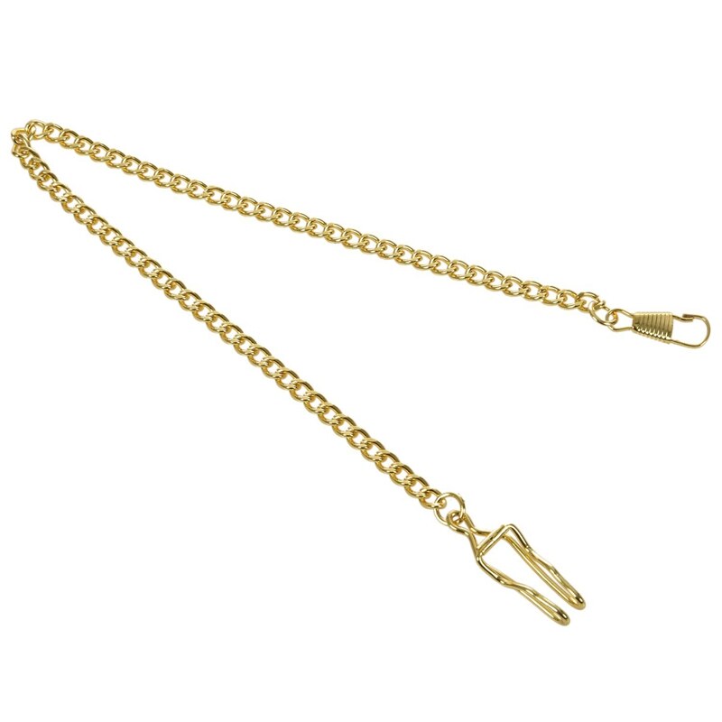 2Pcs Retro Antieke Vintage Zakhorloge Ketting-Goud & Zilver