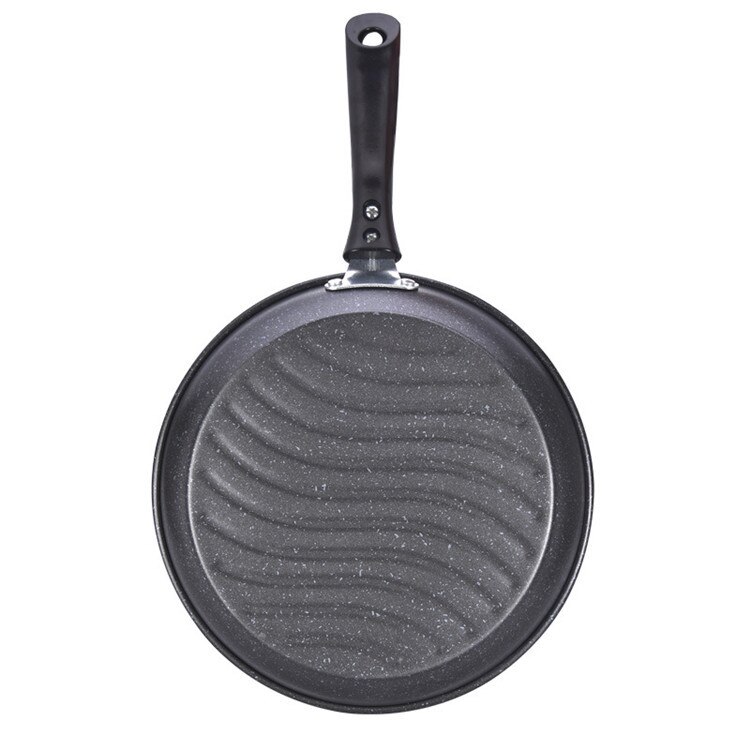 Kitchen 26cm Maifan Stone Flat-bottom Pot Frying Pan Iron Small Frying Pan Korean Style Thick Non-stick Pot Opening Promotional