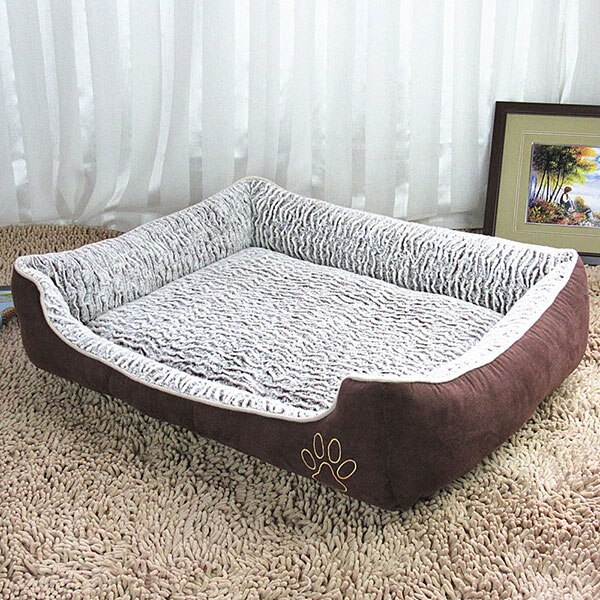 View of Luxury large dog bed sofa dog cat pet cushion for ... – Grandado