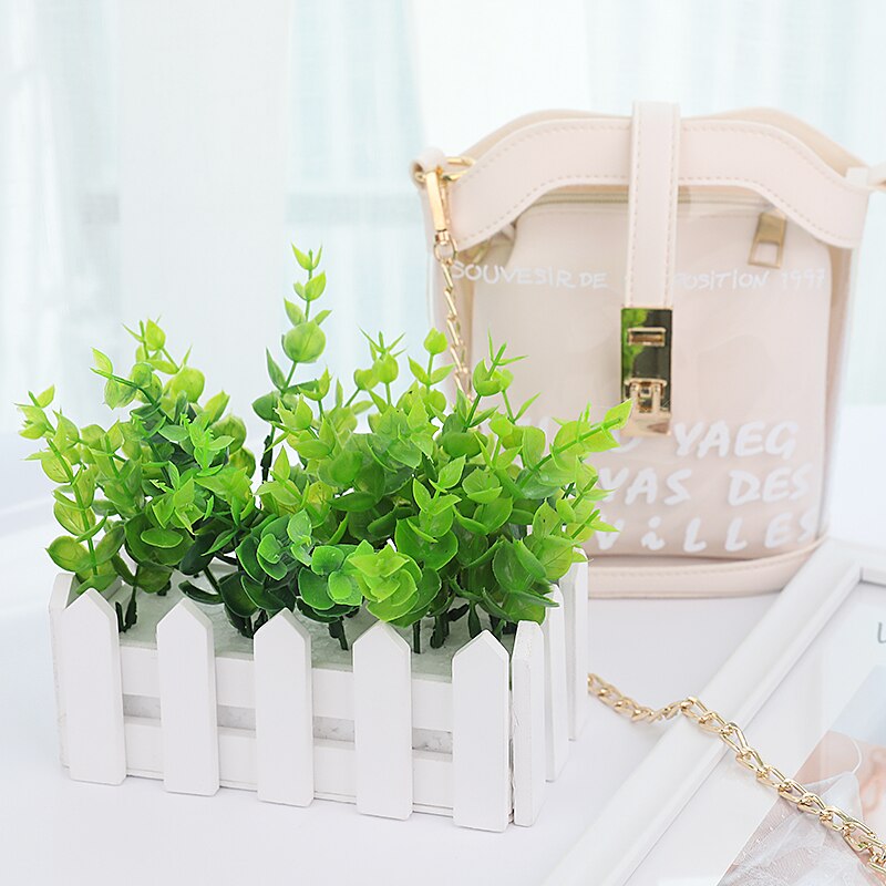 Mini fleur artificielle clôture hangar 16x8 cm pour maison chambre déco pour photographie arrière-plan accessoires Studio Photo bricolage ornement