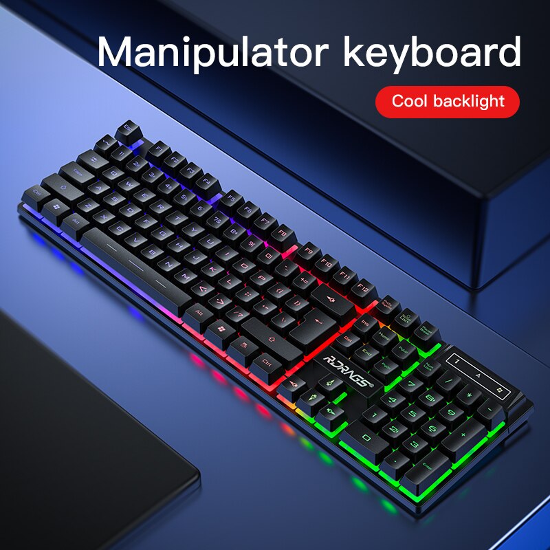 Niye Gaming Mouse And Keyboard Set USB Gamer Keyboards Gaming Mute Keyboard Mouse Combo For Notebook Laptop Desktop PC Game