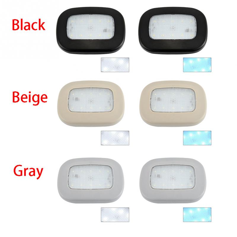 Auto Interieur Leeslamp Auto Usb Opladen Dak Magneet Auto Dag Licht Kofferbak Drl Vierkante Koepel Voertuig Indoor Plafondlamp