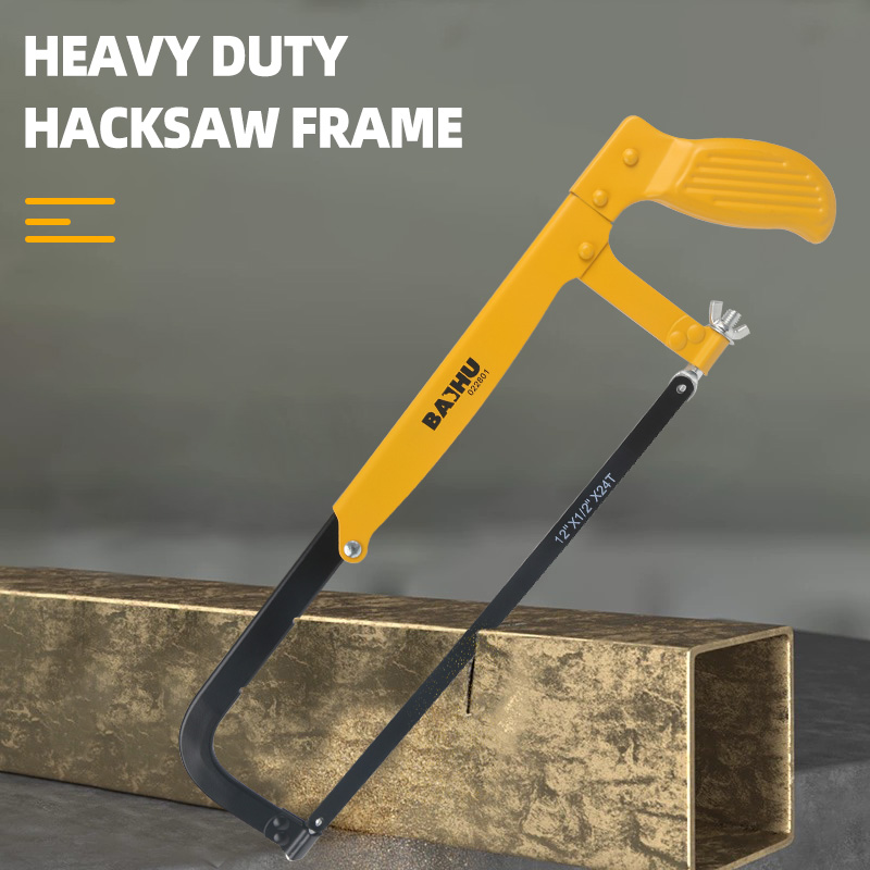 Zware Handzaag Ijzerzaag Voor Houtbewerking Metalen Hout Pvc Buizen Handzaag Handgereedschap Met Zaagblad 12 Inch