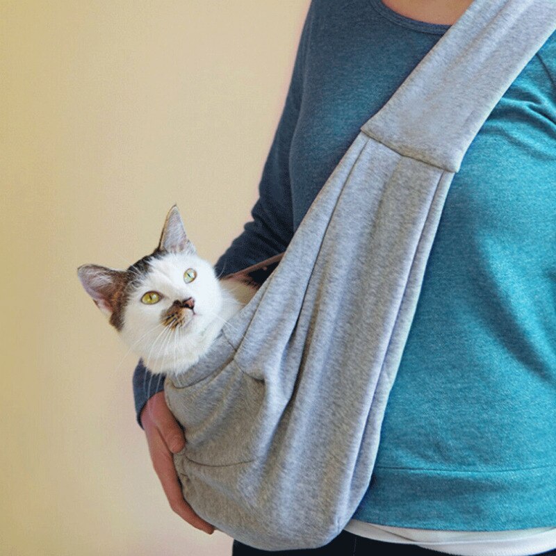 Kleine hond huisdier kat draagzak puppy tas enkele schoudertas handsfree dragen