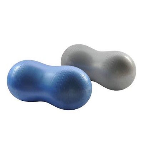 Blue Peanut Shape Yoga Pilates Ball Gym Exercise Fitness Physio Health Sport