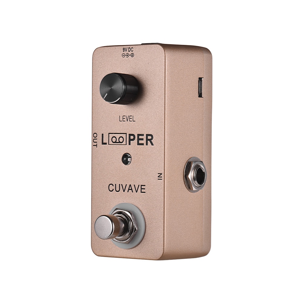 Looper gitaar effectpedaal mini loop gitaarpedaal max . 5 minuten opnametijd onbeperkte overdubs volledige metalen behuizing