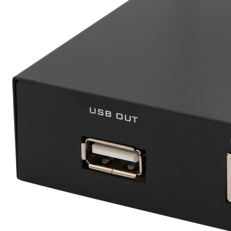 2 Ports USB2.0 Sharing Device Switch Switcher Adapter Box For PC Scanner Printer