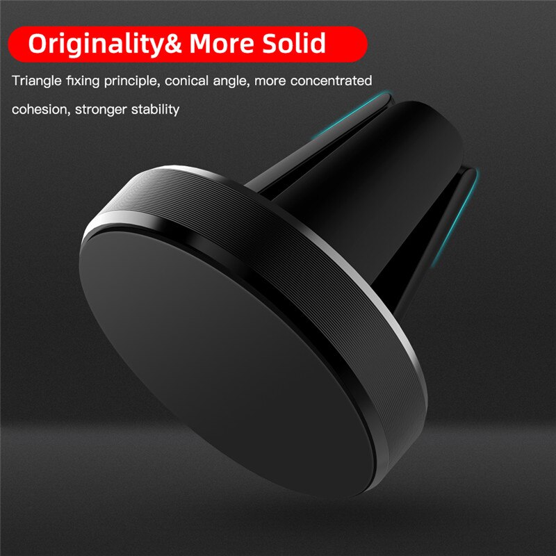 Magnetische Auto Telefoon Houder Air Vent Outlet 360 Graden Rotatie Mount Magneet Telefoon Mobiele Stand Gps Telefoon Beugel Voor Iphone
