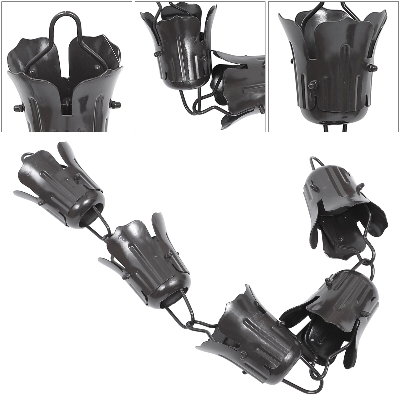 Chaîne de pluie pour gouttière, 1 pièce, utile pour décor de balcon (comme indiqué)