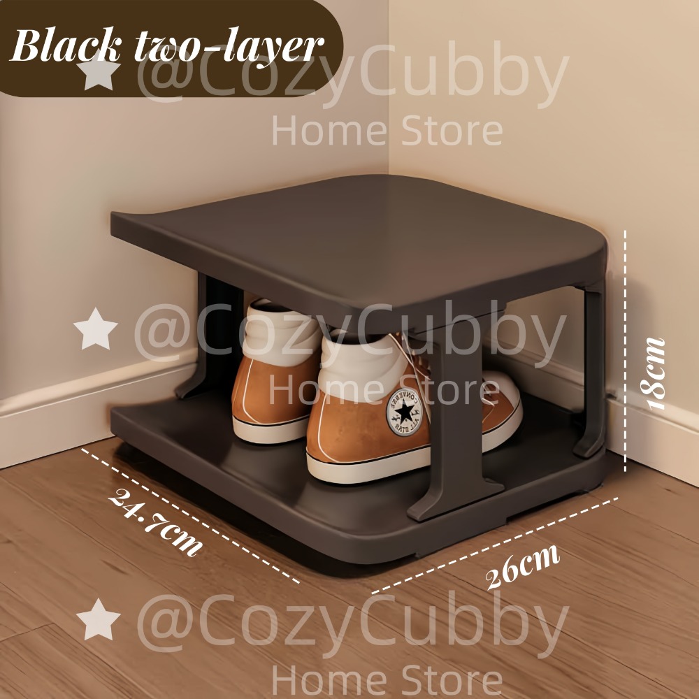 Estante de almacenamiento de zapatos, puerta de esquina de pared de 9 niveles, armario organizador de zapatos DIY estrecho apilable que ahorra espacio para dormitorio doméstico: Gris oscuro