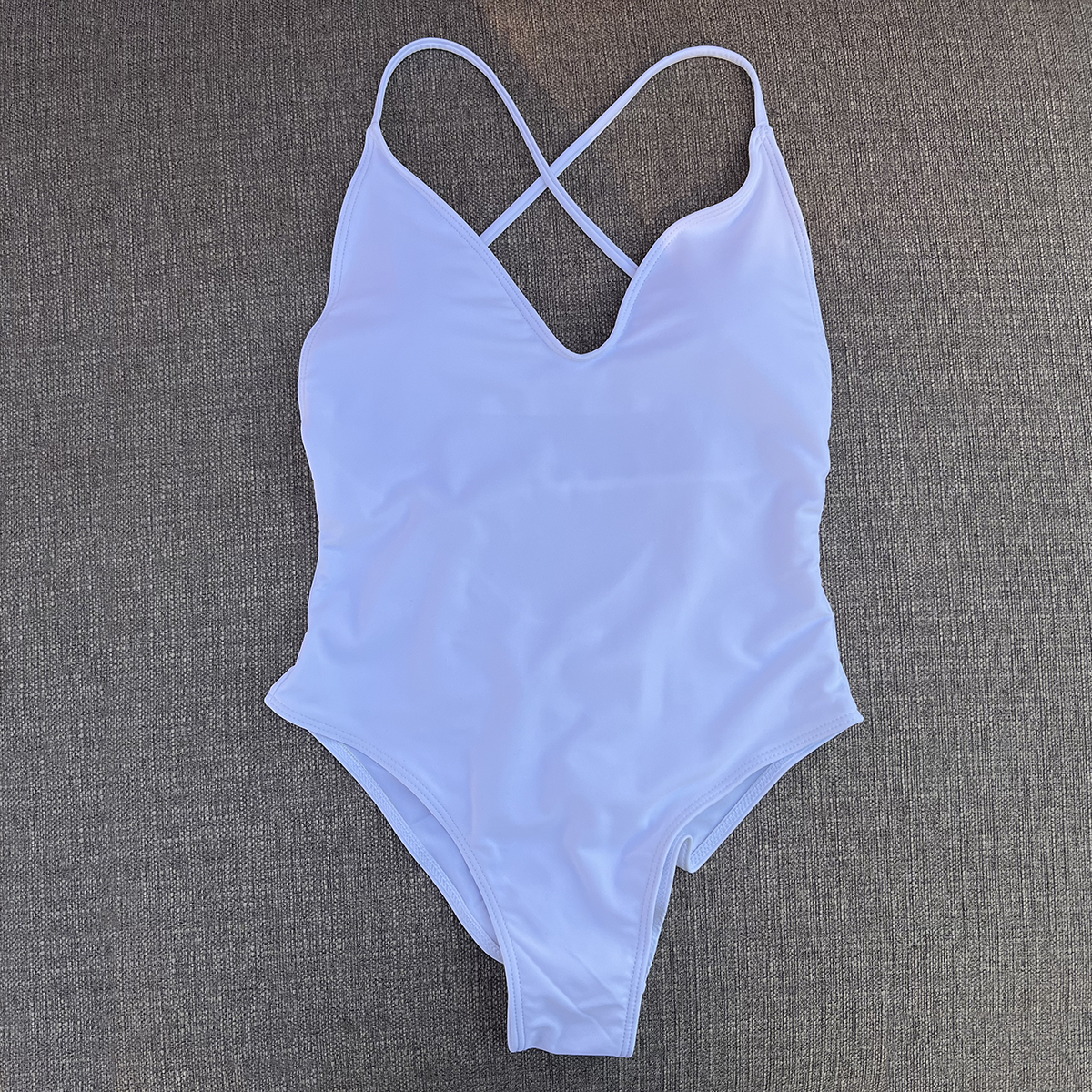Bañador unicolor de una pieza para mujer, traje de baño , Bikini, traje de baño Sexy de talla grande, traje de baño para mujer