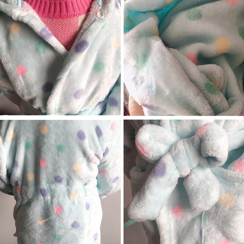 Kinderen Badjassen Flanel Winter Kinderen Nachtkleding Badjas Baby Pijamas Nachtjapon Voor Jongens Meisjes Pyjama 10-2 Jaar Baby kleding